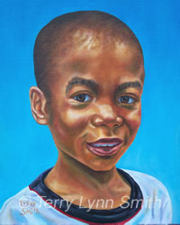 Portrait Of Orphan Oil Painting by Terry Lynn Smith, Artist Richmond, VA