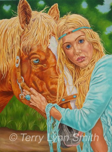 18x24LindaandLuckysLastRide